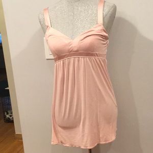 Express Rose color empire tank